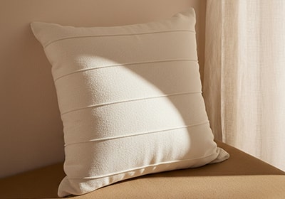 Capa de Almofada Boucle Lines 