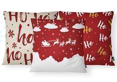Kit 3 Peças Capa de Almofada Natal Minimal