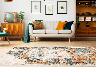 Tapete Egípcio para Sala Batur Ateliê 1,40m x 2,00m