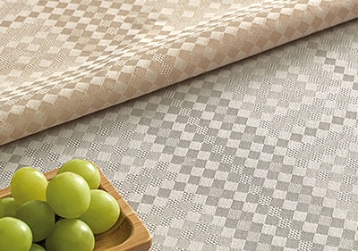 Toalha de Mesa Redonda Karsten Jacquard Sempre Limpa Beamon 8 Lugares