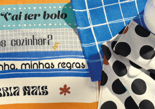 Kit 3 Peças Pano de Copa Dohler Bom Apetite 100% Algodão