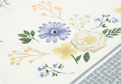 Toalha de Mesa Quadrada Dohler Clean Athenas Brisa Silvestre 4 Lugares 1,40m x 1,40m