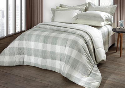 Jogo de Cama Kacyumara Tafet Algodão Egípcio 200 Fios