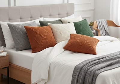 Capa de Almofada Toronto Tricot