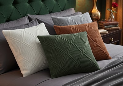 Capa de Almofada Toronto Tricot