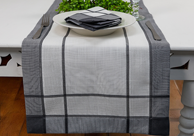 Caminho de Mesa Charmy Silver 40cm x 1,70m