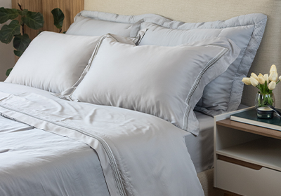 Jogo de Cama Queen Karsten Danton 100% Algodão Percal 200 Fios
