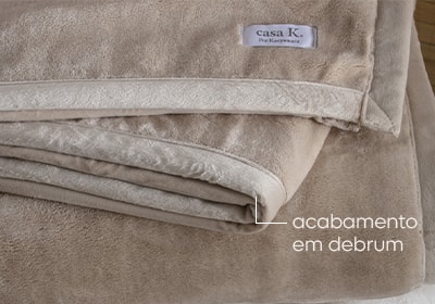 Cobertor Kacyumara Casa K Gran 700 Aveludado