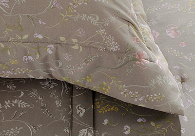 Kit Colcha Buddemeyer Gran Percal Secret Garden