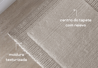 Tapete Kacyumara Suez 100% Algodão Antiderrapante 50cm x 80cm