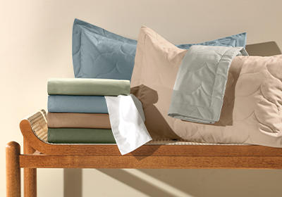 Lençol com Elástico King Size Karsten Tom 100% Algodão Percal 200 Fios