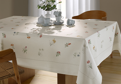 Toalha de Mesa Quadrada Dohler Clean Iris