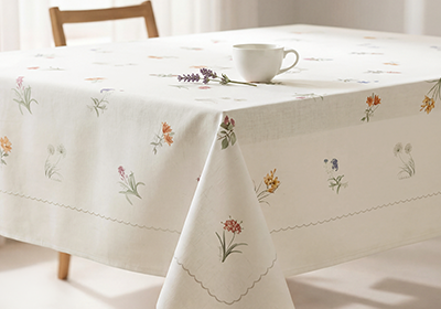Toalha de Mesa Redonda Dohler Clean Diana