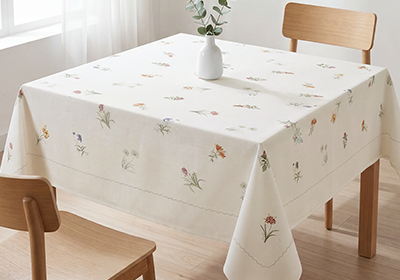 Toalha de Mesa Quadrada Dohler Clean Iris