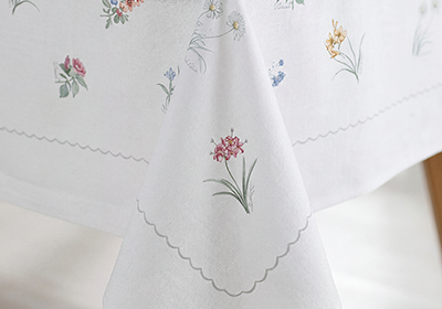 Toalha de Mesa Quadrada Dohler Clean Iris