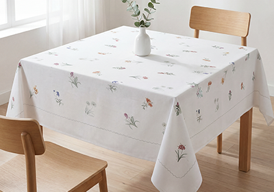 Toalha de Mesa Quadrada Dohler Clean Iris