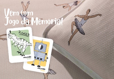 Jogo de Cama Casal Infantil Altenburg Doce Plié 