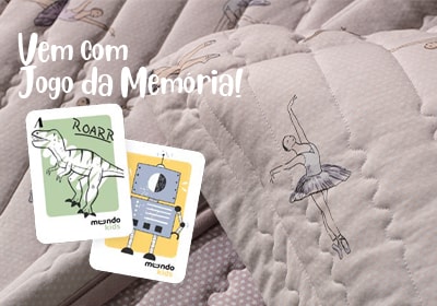 Kit Colcha Solteiro Infantil Altenburg Doce Plié