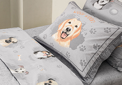 Jogo de Cama Casal Infantil Karsten Dog