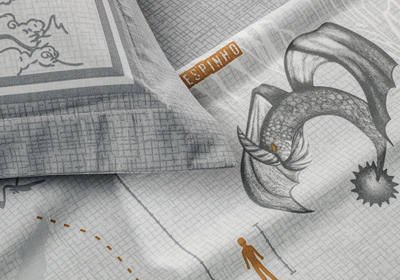 Jogo de Cama Casal Infantil Karsten Dragões