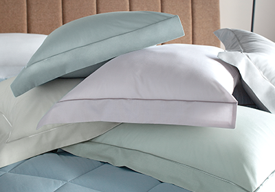 Fronha Buddemeyer Gran Percal Classic com Abas 100% Algodão Fio Penteado 200 Fios 50cm x 70cm (1 Peça)