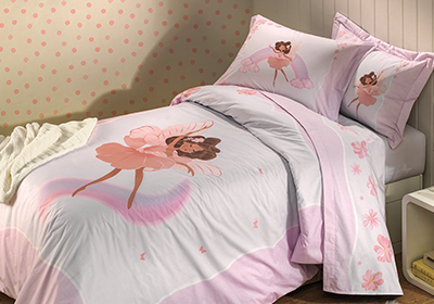 Kit Colcha Solteiro Infantil Karsten Graciela