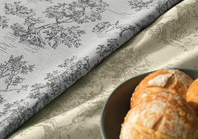 Toalha de Mesa Retangular Karsten Jacquard Sempre Limpa Grazia