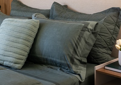 Jogo de Cama Queen Karsten Danton 100% Algodão Percal 200 Fios