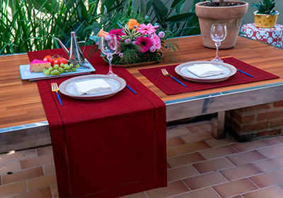 Caminho de Mesa Casa Argivai Glamour Laca