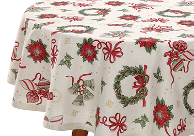 Toalha de Mesa Dohler Celebra Guirlandas de Natal