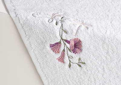 Jogo de Toalhas de Mão / Lavabo Trussardi Petunia