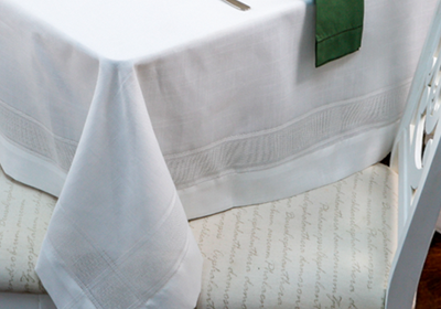 Toalha de Mesa Charmy Blanc