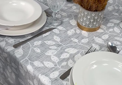 Toalha de Mesa Retangular Antique Petra 6 Lugares