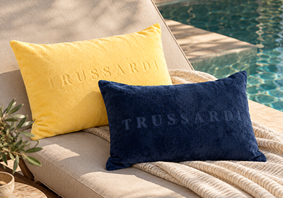 Almofada Trussardi Levanto Aveludada