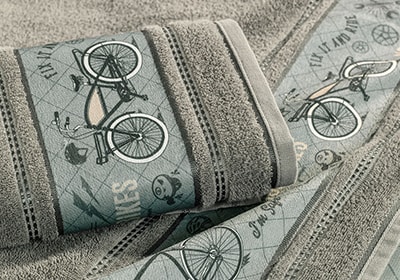 Toalha de Banho Infantil Karsten Bike