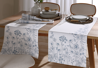 Caminho de Mesa Dohler Clean Ciana 45cm x 1,60m