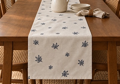 Caminho de Mesa Nativa Floral 39cm x 1,40m 