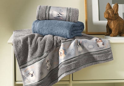 Toalha de Banho Infantil Karsten Dog