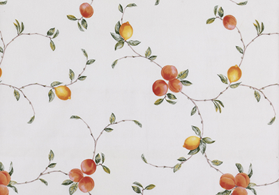 Toalha de Chá / Centro de Mesa Dohler Clean Pêssegos 78cm x 78cm