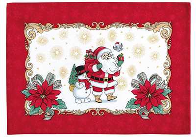 Kit Jogo Americano Dohler Amigos do Noel