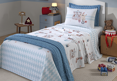 Jogo de Cama Infantil Dohler Circo