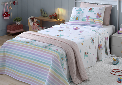 Jogo de Cama Infantil Dohler Fadas