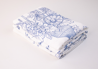 Kit 3 Peças Pano de Copa Dohler Floral Sereno