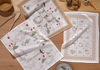 Kit 3 Peças Pano de Copa Dohler Hora do Café