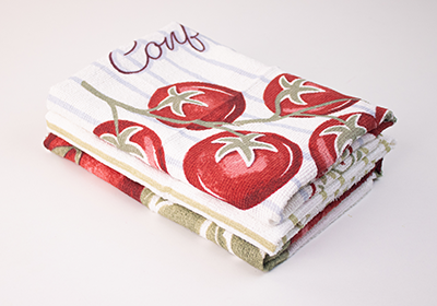 Kit 3 Peças Pano de Copa Dohler Tomate