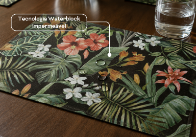 Kit 6 Peças Jogo Americano Dohler Waterblock