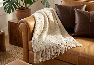 Manta Para Sofá Dohler Medina Tricot