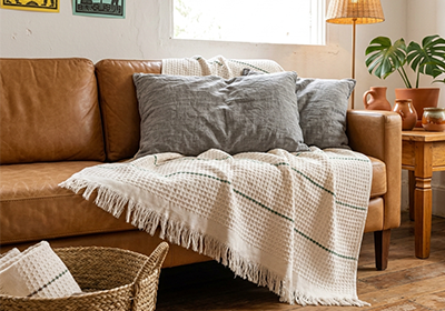 Manta para Sofá Dohler Lola Algodão