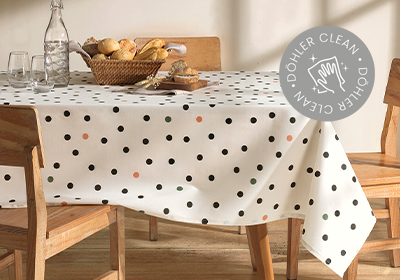Toalha de Mesa Retangular Dohler Clean Athenas Menu
