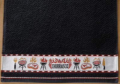 Pano de Copa Dohler Jacquard Vida II Churrasco